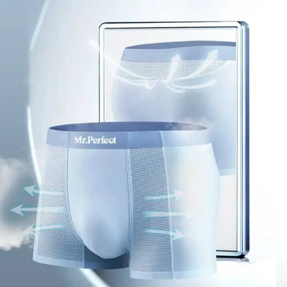Mr.Perfect - Boxer Seda de Hielo Hombre Pack x 4 unidades