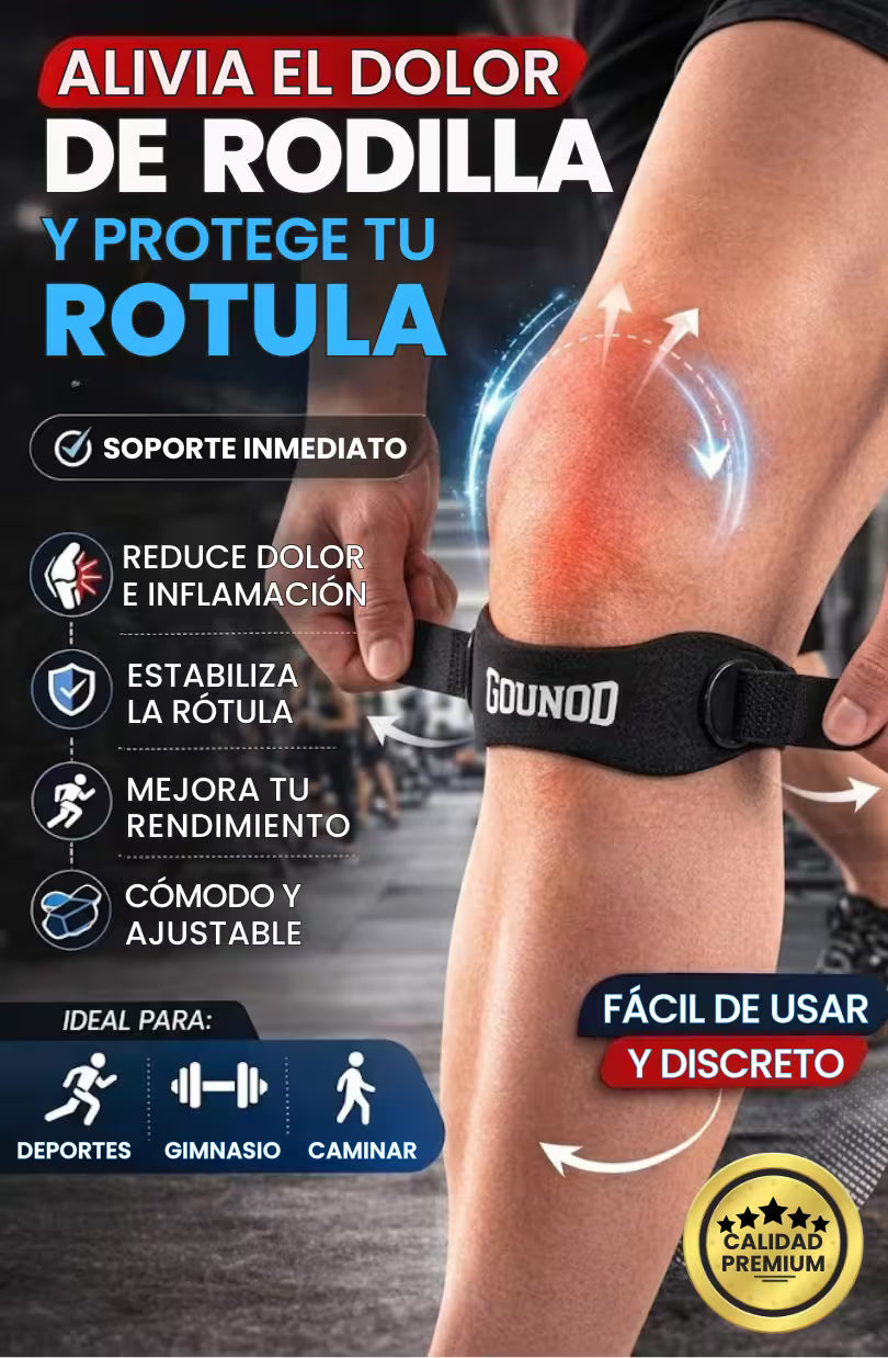 Gounod® - Rodilleras de Compresión con Gel y Silicona Antideslizante