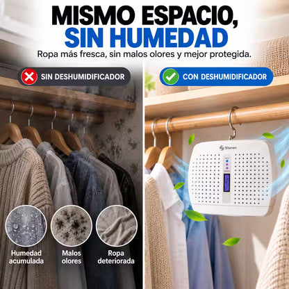 Steren® - Deshumidificador Electrónico de Gel de Sílica Recargable