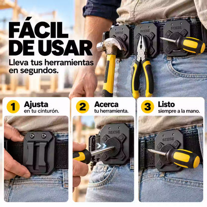 Seese -   Soporte Magnético para Herramientas con Clip para Cinturón X1 Und