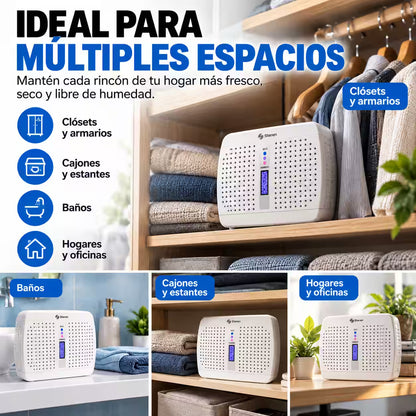 Steren® - Deshumidificador Electrónico de Gel de Sílica Recargable