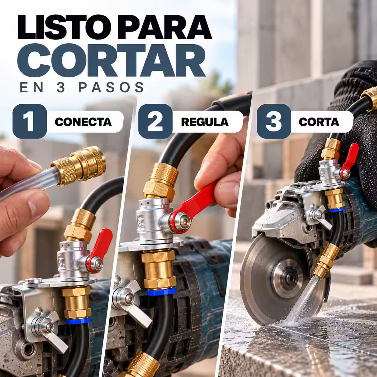 AquaCut® – Sistema de Refrigeración por Agua para Disco de Corte