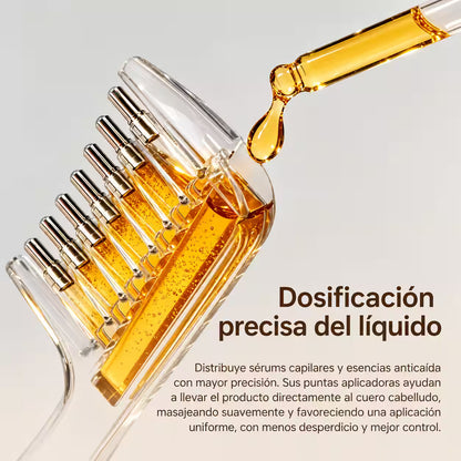 HairDrop® - Peine Aplicador de Aceites y Sérums para Cuero Cabelludo