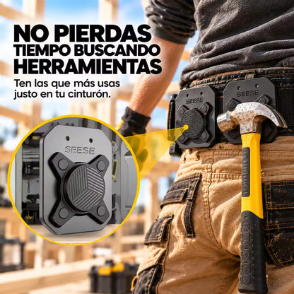 Seese -   Soporte Magnético para Herramientas con Clip para Cinturón X1 Und