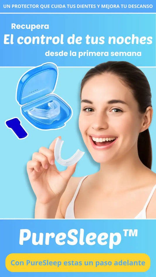 PureSleep™ - Protector Bucal Antirronquidos y Antibruxismo