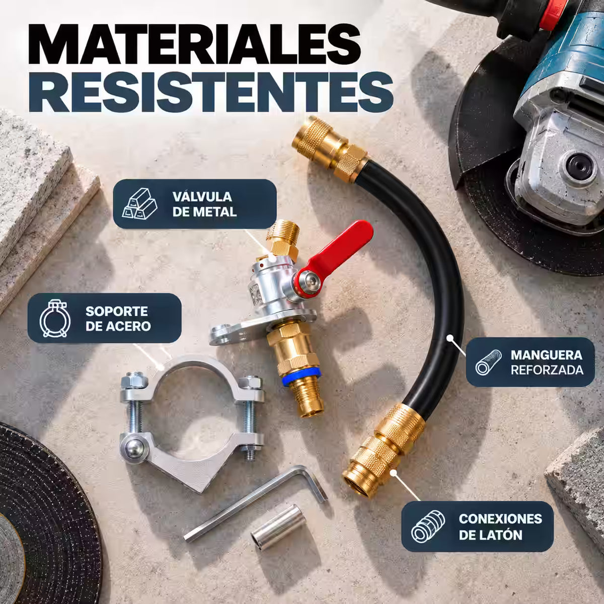 AquaCut® – Sistema de Refrigeración por Agua para Disco de Corte